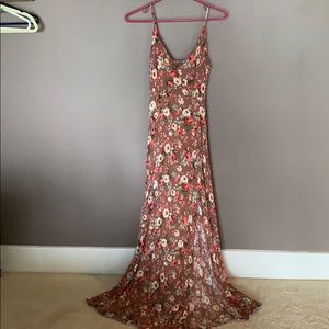 Lulu’s floral maxi dress